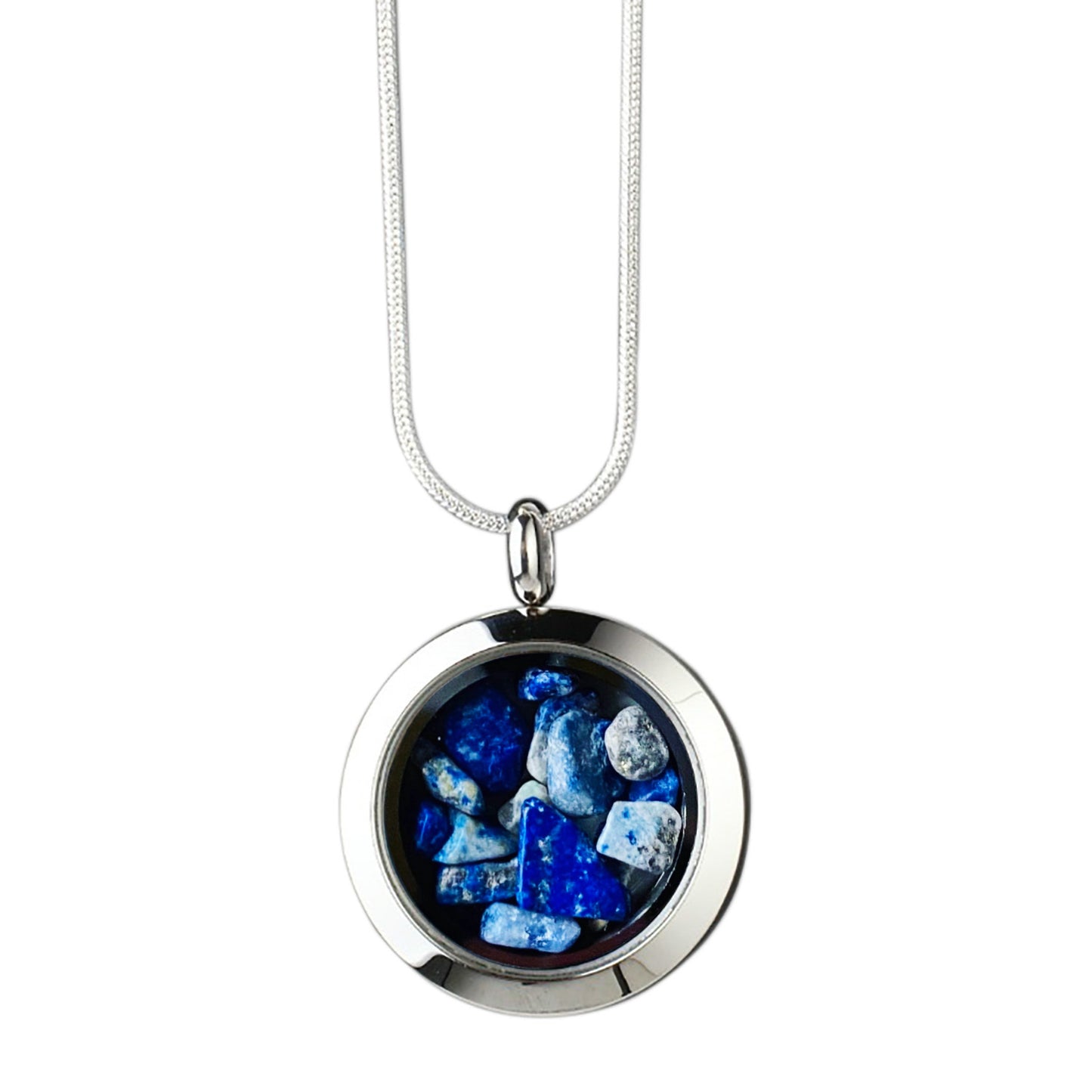 Lapis Lazuli Gemstone Designer Necklace - September Birthstone