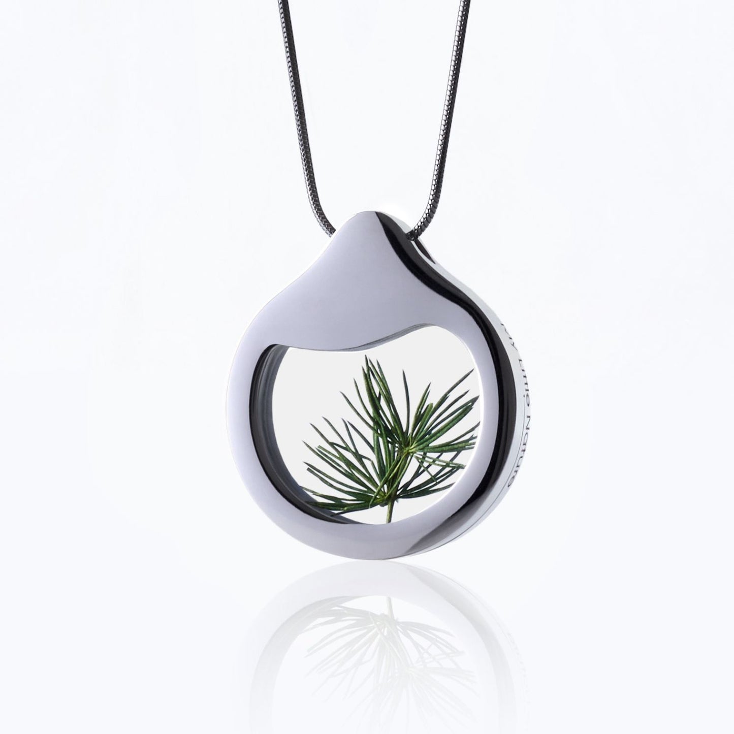 Designer Necklace With Natural Pine Needles