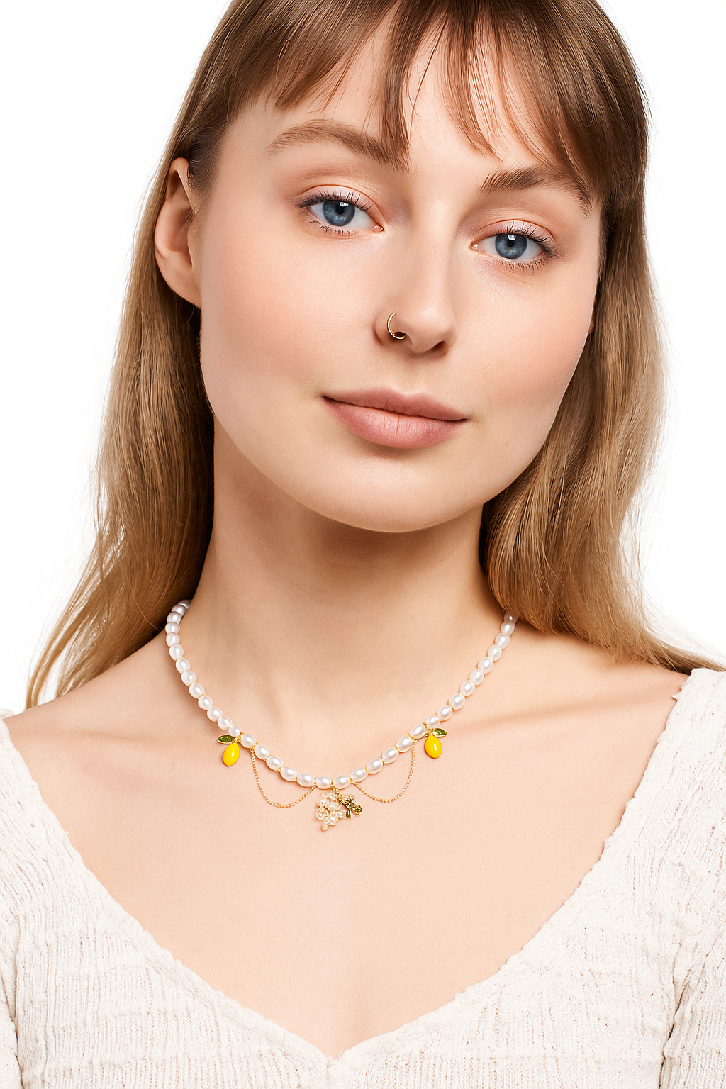 pearls necklace with lemons video