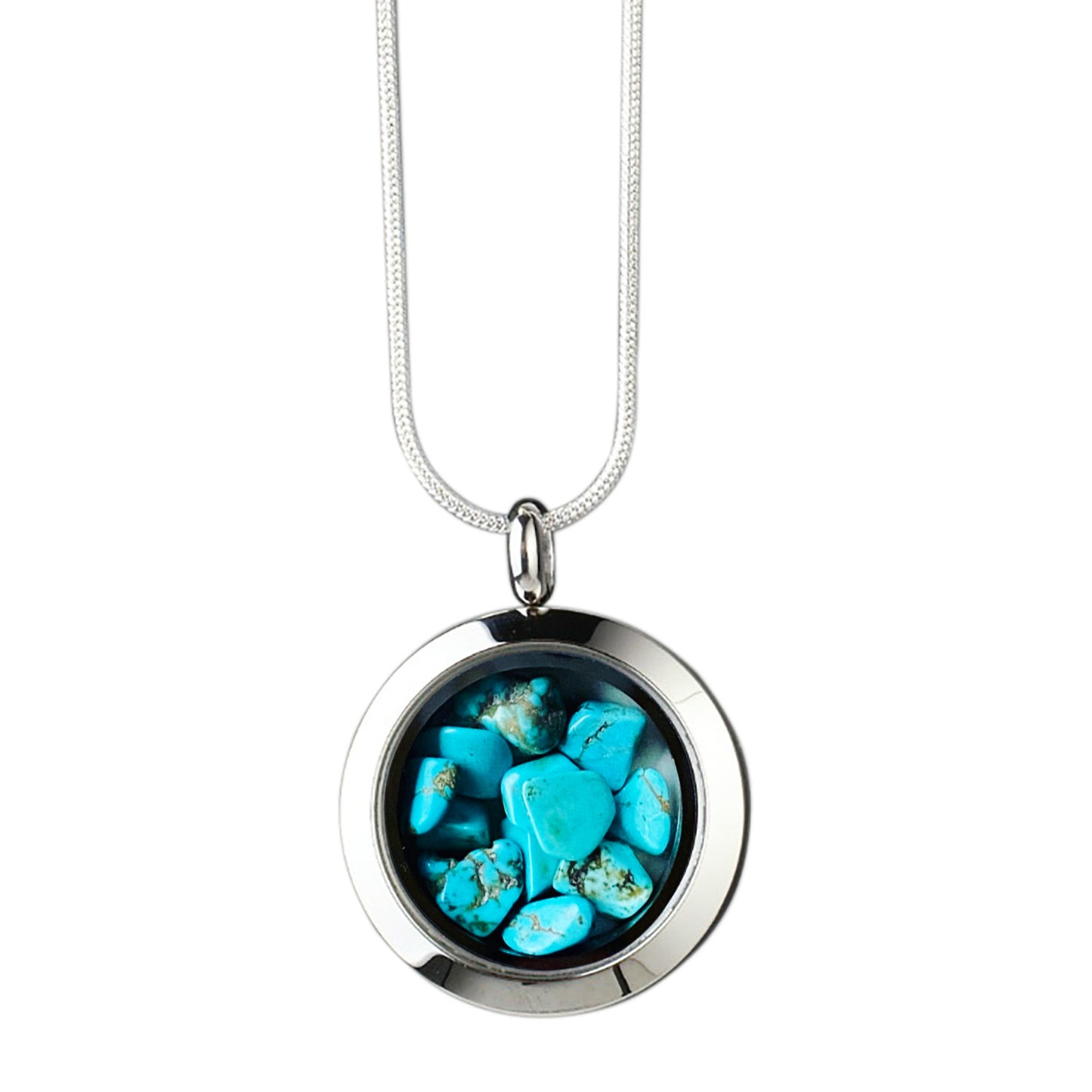 Turquoise Necklace Pendant December Birthstone